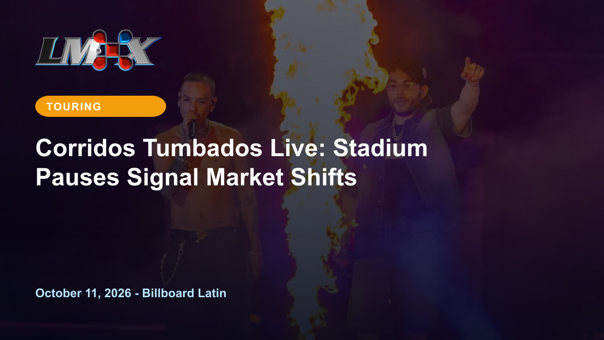 Corridos Tumbados Live: Stadium Pauses Signal Market Shifts