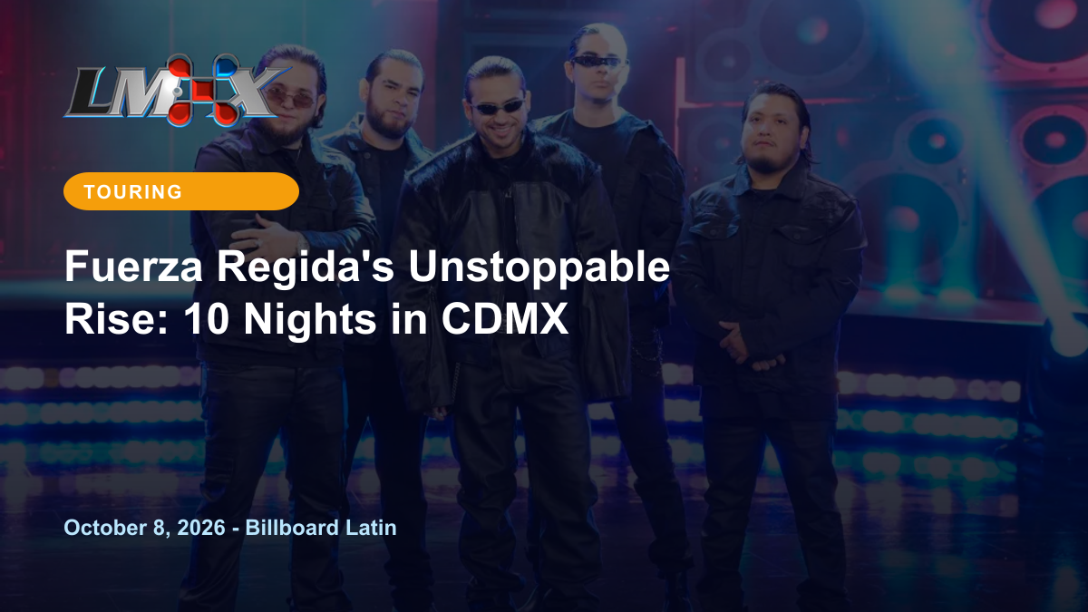 Fuerza Regida's Unstoppable Rise: 10 Nights in CDMX