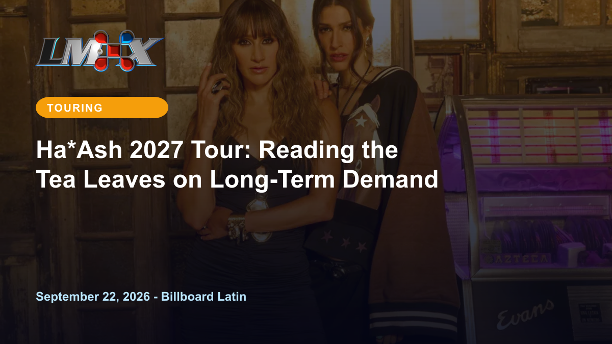 Ha*Ash 2027 Tour: Reading the Tea Leaves on Long-Term Demand