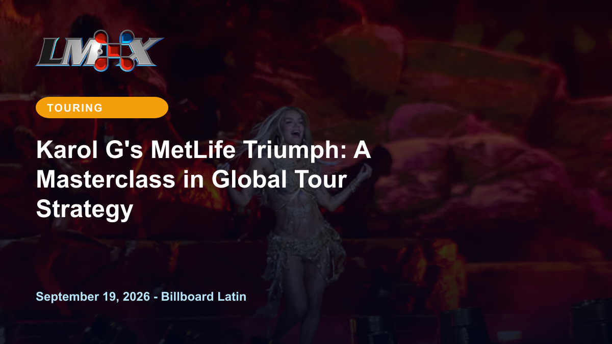 Karol G's MetLife Triumph: A Masterclass in Global Tour Strategy