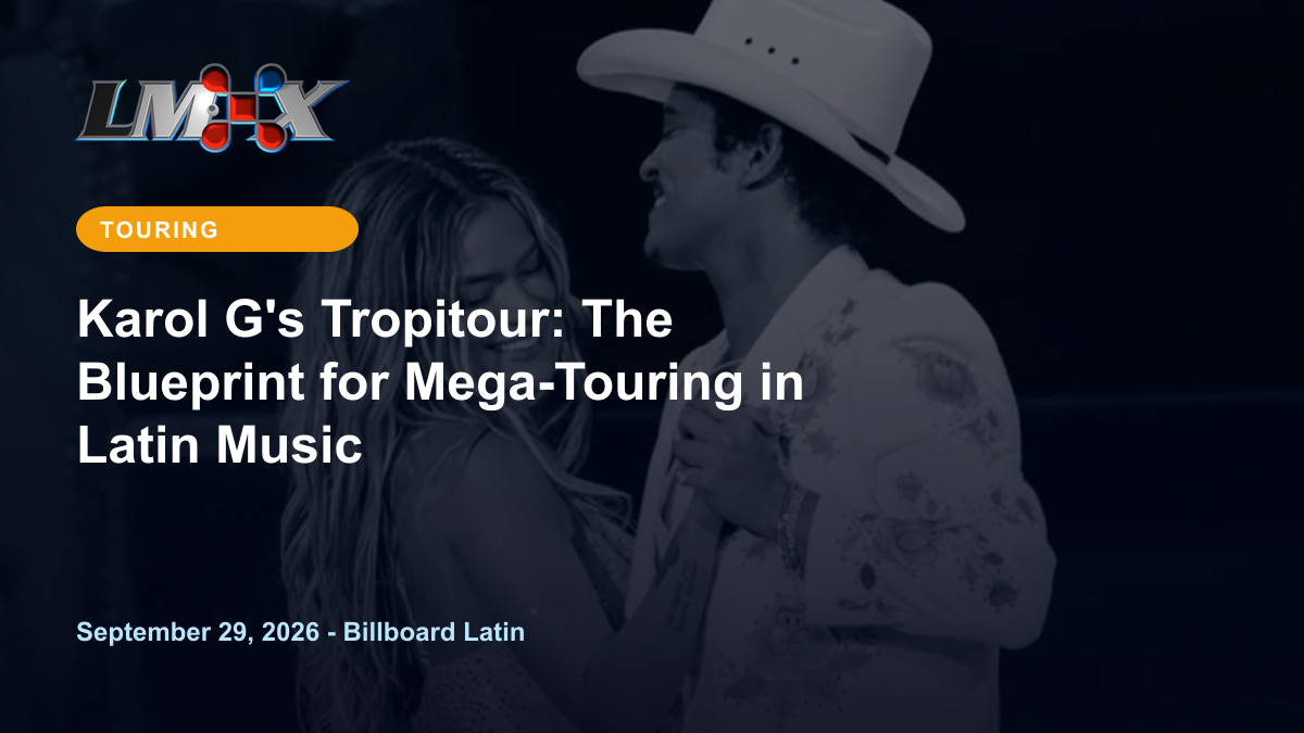Karol G's Tropitour: The Blueprint for Mega-Touring in Latin Music