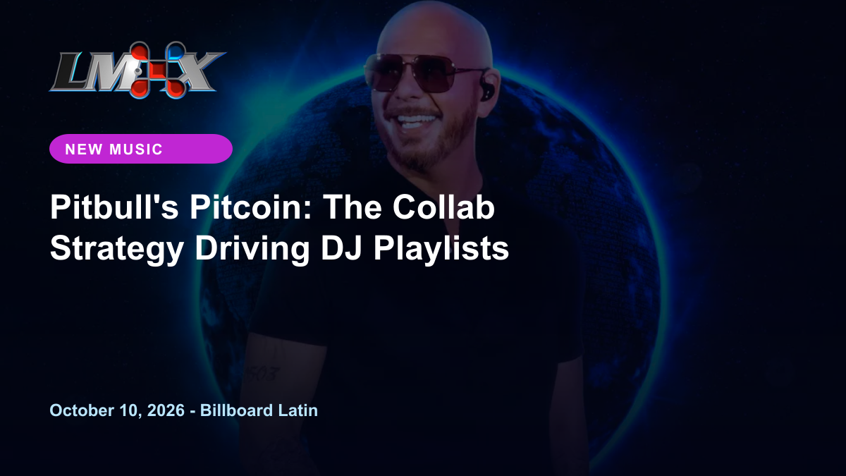 Pitbull's Pitcoin: The Collab Strategy Driving DJ Playlists